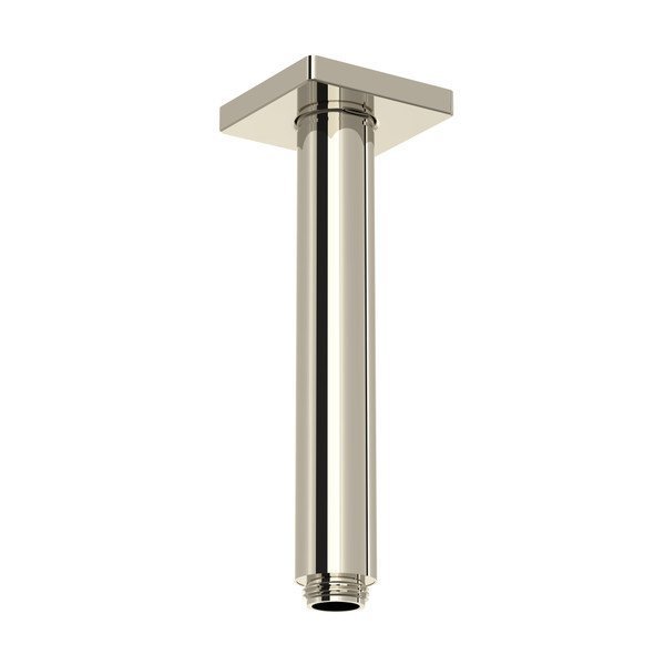 Rohl 7 Reach Ceiling Mount Shower Arm With Square Escutcheon 70527SAPN